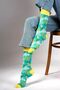 Lime Patterned Socks