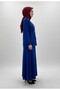 Women's Woven Fabric Button Detailed Long Skirt Hijab Set - 6