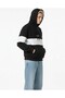 Unisex 3-thread k Hooded soft touch b Printed pocket detailed sweatshirt - 6