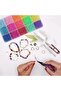 3300-Piece Small Colourful Bracelet Beads With A-Z Alphabet Letter DIY Bead Making Kit With R - 2