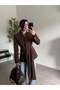 Coffee Shawl Blazer Jacket - 2