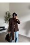 Coffee Shawl Blazer Jacket - 4