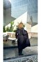Women's Long Belted 4-Button Trench Coat – Water-Repellent Fabric - 4