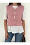 Knit Sweater with Bow Tie Detail - 3