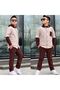 Ütkkids Joger Shirt Pants Boy's Holiday Style Set - 4