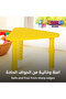 Adjustable Height Kids Plastic Table, Triangular Activity Study Table for Kindergarten Playroom - 5