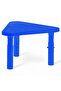 Adjustable Height Kids Plastic Table, Triangular Activity Study Table for Kindergarten Playroom