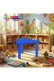 Adjustable Height Kids Plastic Table, Triangular Activity Study Table for Kindergarten Playroom - 6