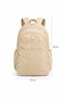 Unisex Crinkle School Backpack Middle School High School University Waterproof Fabric with Laptop Pocket Cty-Lbn-304