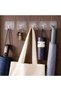 Ultra Strong Adhesive Wall Hanger Transparent Wall Hanger with Suction Cup Adhesive Hook 4 Pieces - 2