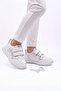 Butterfly Girl Child Genuine Leather White Color Sneakers - 2