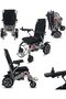 كرسي متحرك كهربائي قابل للطي يدويًا ببطارية ليثيوم 12Ah - 8