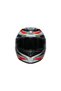 K3 E2206 Space Matt White Red Fluo Kapalı Kask - 2