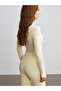10840 Boat Neck Cashmere Ultra Light Knitwear Sweater-Light Yellow - 2
