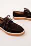 Craft Genuine Suede Leather Lace-Up Men's Casual Loafer Shoes - 2