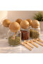 Set of Six 300 ml Jars with Ball Lids, Spice Jar Set - 2