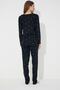طقم بيجامة قطن منقوشة باللون الأسود - 3