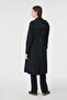 Lesna Trenç Black Trench Coat 12528 - 6