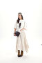 Peigi Striped Beige Midi Skirt - 2