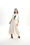 Peigi Striped Beige Midi Skirt - 6