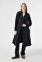 Lesna Trenç Black Trench Coat 12528 - 2