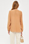 Women's Mink Sleeve Elasticized Wrap Shirt Arm-24K001002 - 4