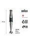Multiquick 9 Mq 9147x Hand Blender 1200 Watt Stainless Steel - 5