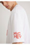 Mickey Mouse Printed White T-Shirt Boxy Fit 0612561 -620 - 7