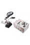 Table Top Latched 2.5X90 Mm 7.5X34 Mm Illuminated Magnifier with Lens Adapter - 6