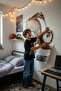 Warrior Tiger Teen Room Wall Sticker - 2