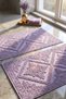 Set of 2 100% Cotton Luxury Jacquard Bath Foot Towels 50X70 cm - 3