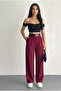 Women’S Belted Double-Pleat Baggy Pants