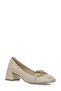 Inci Vi̇nson 6Fx Beige Women's Heeled Shoes - 2