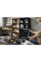 Black Furniture Covering Foil for Cabinets, Refrigerators, Washing Machines, Kitchen Countertops Renovation - 4
