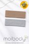 Set of 2 Knitted Hair Bands Orlon Fabric – Brown Gray – Sporty Casual Stylish Headband