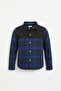 Boys' Blue Plaid Flannel Shirt - Long Sleeve Cotton Button-Down (3-14Years) - 4
