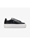 Flatform Lace up Women's Black Sneakers