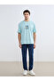 Crew Neck Printed Combed Cotton Men's T-Shirt - 2