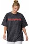 Iron Maiden Rock Metal Music Band Back Printed Unisex Oversized Vintage Washed T-Shirt - 2