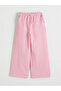 Nevavm Plaid Girls' Pants with Elastic Waist and Difference in Color