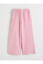 Nevavm Plaid Girls' Pants with Elastic Waist and Difference in Color - 3