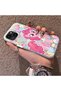 iPhone 13 Mini Compatible Hard Acrylic Back Silicone Edge Lens Protection Case Stylish Print Patterns - 3
