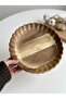 Akasya Luxury Bowl 25X4 cm Presentation Bowl Decorative Bowl Salad Bowl Wooden Bowl - 4