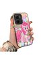 Vivo Y16/Y02S/Y56 Compatible Hard Acrylic Back Silicone Edge Lens Protection Case Stylish Print Patterns
