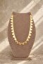 Gold Color Heart Chain Necklace - 2