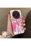 Redmi A4 Compatible Hard Acrylic Back Silicone Edge Lens Protection Case Stylish Printing Patterns - 2