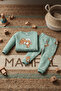 100% Cotton Piece Baby & Kids Pajama Set S. Teddy Bear Green - 6