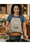 Linen Punch Embroidered Special Processing Gift Dowry Kitchen Apron 1 Piece
