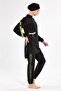 Sports Lycra Full Covered Hijab Swimsuit Beth 1203 Black - 3