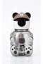 Kids Water Bottle 750ML Leak-Resistant Drinking Bottle with Straw Lid and Carry Strap-Black